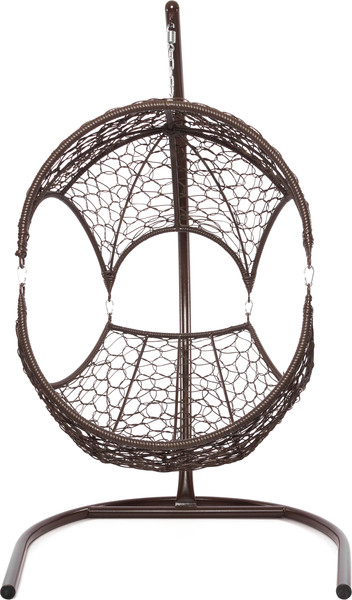 Изображение товара Кресло подвесное M-Group Орех / 11600209 (коричневый ротанг/серая подушка)