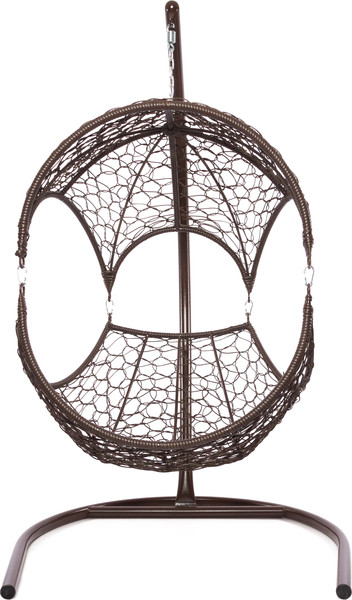 Изображение товара Кресло подвесное M-Group Орех / 11600210 (коричневый ротанг/синяя подушка)