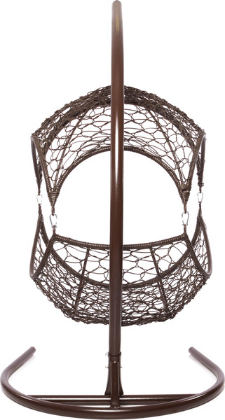 Изображение товара Кресло подвесное M-Group Орех / 11600210 (коричневый ротанг/синяя подушка)