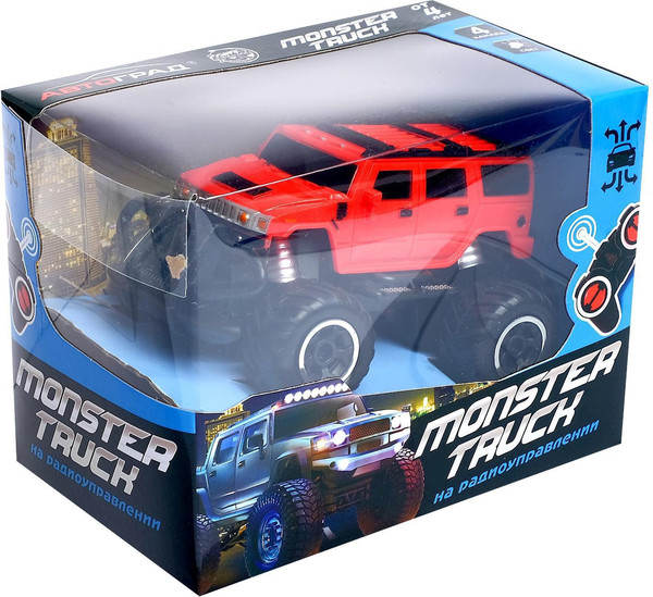 Изображение товара Радиоуправляемая игрушка Автоград Джип Хамер / 5218588 (красный, с батарейками)