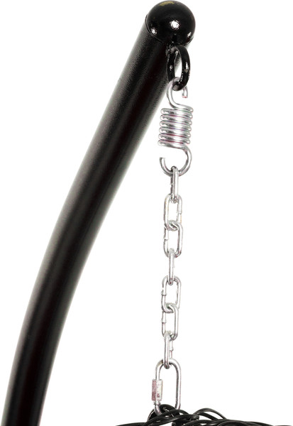 Изображение товара Кресло подвесное M-Group Орех / 11600406 (черный ротанг/красная подушка)