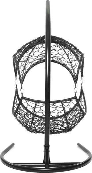 Изображение товара Кресло подвесное M-Group Орех / 11600406 (черный ротанг/красная подушка)