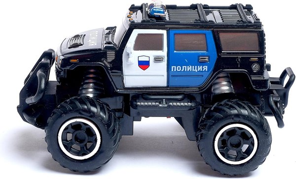 Изображение товара Радиоуправляемая игрушка Автоград Джип Полиция / 5218591 (черный, с батарейками)