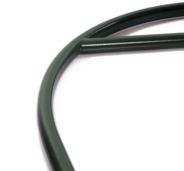 Изображение товара Кресло подвесное M-Group Капля Люкс / 11034104 (черный/белый ротанг/зеленая подушка)