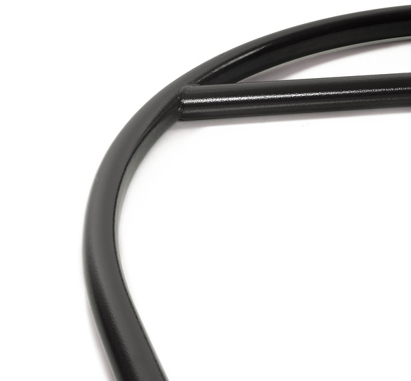 Изображение товара Кресло подвесное M-Group Капля Люкс / 11034105 (черный/белый ротанг/коричневая подушка)