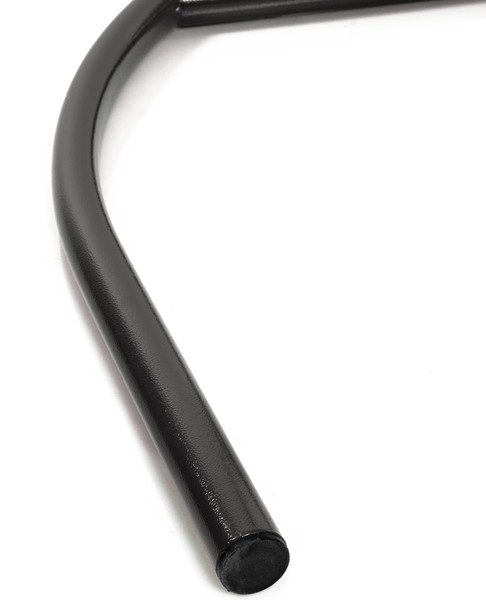 Изображение товара Кресло подвесное M-Group Капля Люкс / 11034105 (черный/белый ротанг/коричневая подушка)