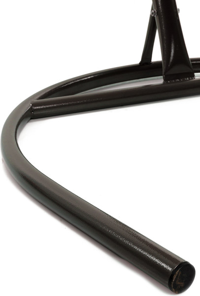 Изображение товара Кресло подвесное M-Group Капля Люкс / 11034106 (черный/белый ротанг/красная подушка)