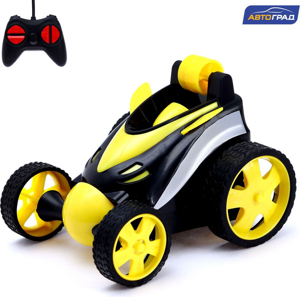 Изображение товара Радиоуправляемая игрушка Автоград Перевертыш Циклон / 6975591 (желтый, с батарейками)