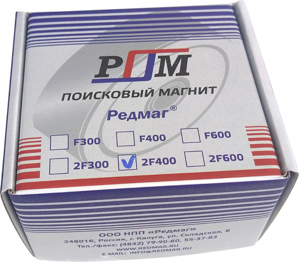 Изображение товара Поисковый магнит РедМаг F400х2