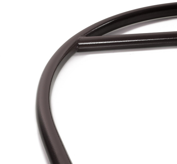 Изображение товара Кресло подвесное M-Group Капля Люкс / 11034108 (черный/белый ротанг/розовая подушка)