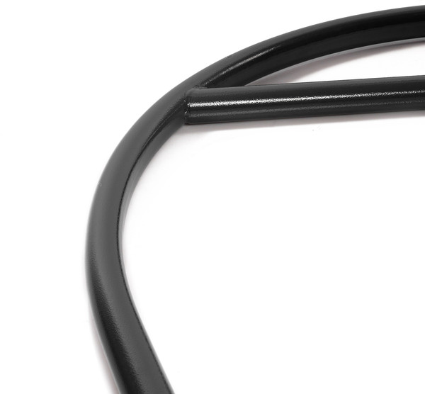 Изображение товара Кресло подвесное M-Group Капля Люкс / 11034109 (черный/белый ротанг/серая подушка)