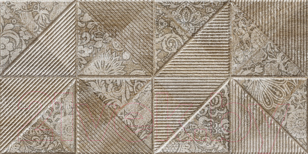 Изображение товара Декоративная плитка Beryoza Ceramica Астерия 2 коричневый (300x600)