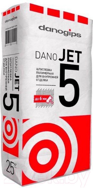 Изображение товара Шпатлевка Danogips Dano Jet 5 (25кг)