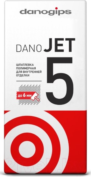 Изображение товара Шпатлевка Danogips Dano Jet 5 (25кг)