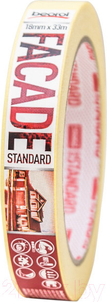 Изображение товара Лента малярная Beorol Facade Standard 18мм (50м)