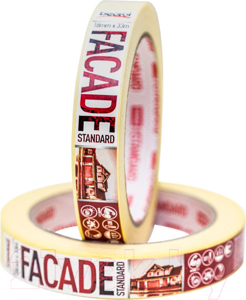 Изображение товара Лента малярная Beorol Facade Standard 18мм (50м)