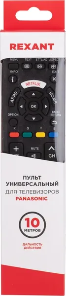 Изображение товара Пульт дистанционного управления Rexant Для Panasonic / 38-0008 (с батарейками)