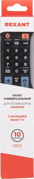 Изображение товара Пульт дистанционного управления Rexant Для Samsung ST-02 / 38-0200 (с батарейками)