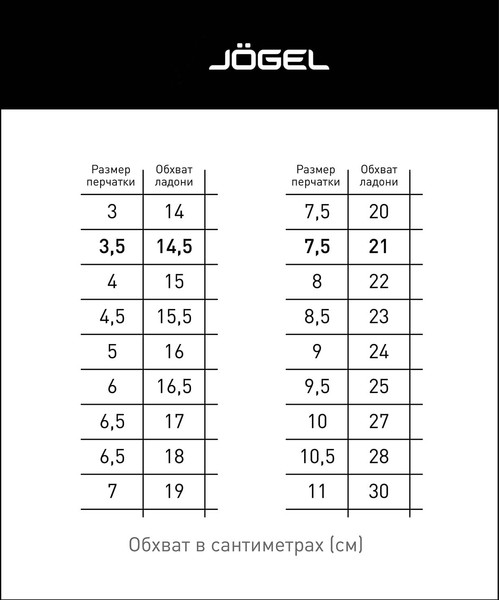 Изображение товара Перчатки вратарские Jogel Legend SL3 Roll Flat (р.8, белый)