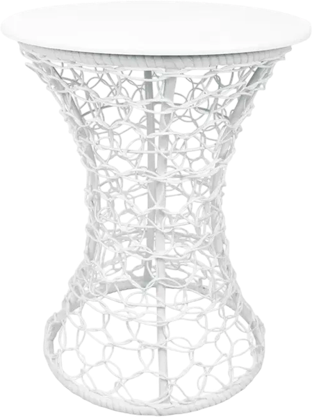 Изображение товара Кофейный столик садовый M-Group Бонго Классика Макси / 19220156 (белый, 0.56м)
