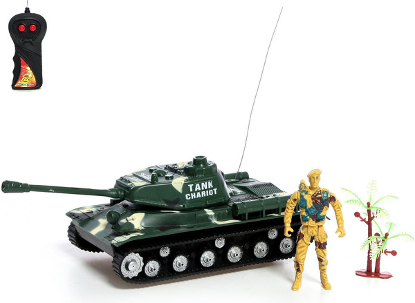 Изображение товара Радиоуправляемая игрушка Sima-Land Танк Защитник / 7722587 (с батарейками)