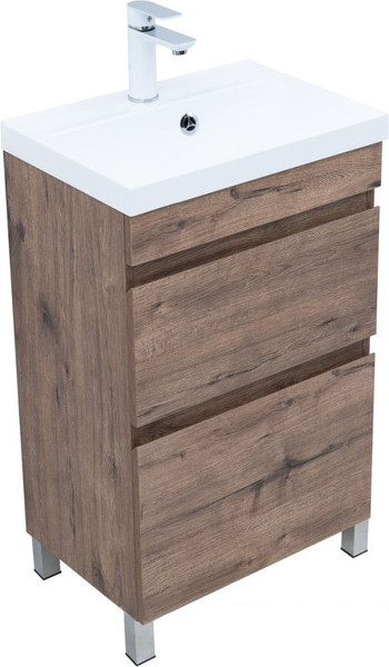 Изображение товара Тумба под умывальник Aquanet Нота New 50 / 344136 (дуб веллингтон табак)
