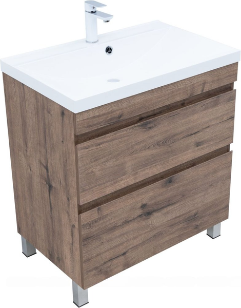 Изображение товара Тумба под умывальник Aquanet Нота New 75 / 344142 (дуб веллингтон табак)