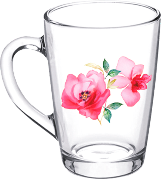 Изображение товара Кружка ОСЗ Капучино. Акварельные цветы / 2-07с1334-40ДЗ