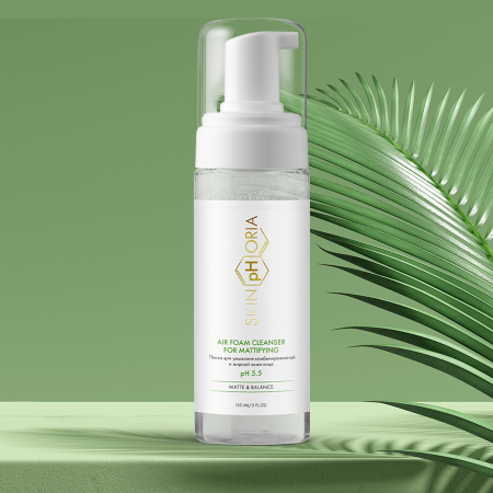 Изображение товара Пенка для умывания SkinpHoria Air Foam Cleanser for mattifying (150мл)