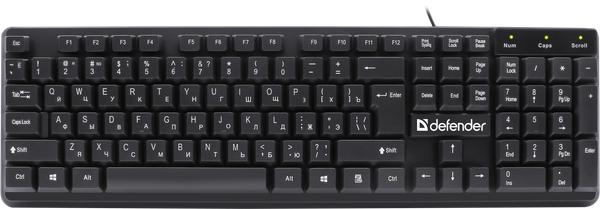 Изображение товара Клавиатура Defender Symbol HB-559 / 45559 (черный)