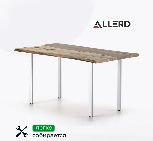 Изображение товара Подстолье Allerd П-образное / 2110100000 (белый муар)