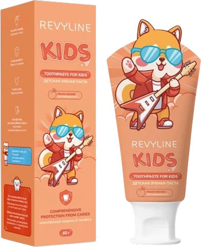 Изображение товара Зубная паста Revyline Kids с ароматом персика / 8444
