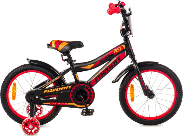 Изображение товара Детский велосипед FAVORIT Biker / BIK-16RD (разобранный, в коробке)