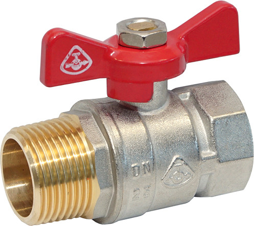 Изображение товара Шаровой кран Slovarm Муфтовый ДУ 25 в/н КЕ-240 (бабочка)