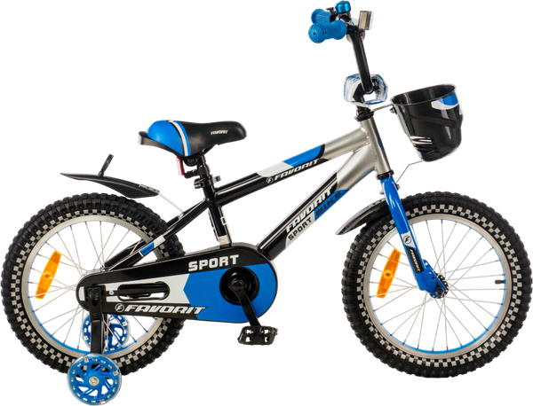 Детский велосипед FAVORIT Sport SPT-18BL2 (разобранный, в коробке)