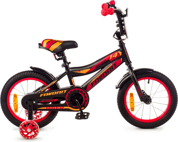 Изображение товара Детский велосипед FAVORIT Biker / BIK-14RD (разобранный, в коробке)