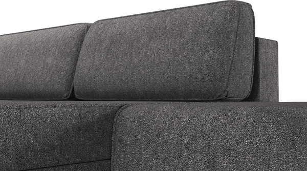 Изображение товара Диван П-образный Олмеко Женева 2S2OPF Еврокнижка Правый (микровелюр, шейп стоун)