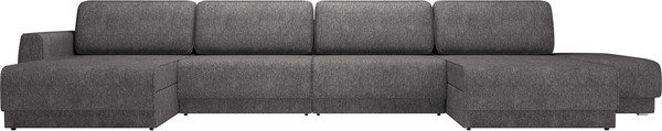 Изображение товара Диван П-образный Олмеко Женева 2S2OPF Еврокнижка Правый (микровелюр, шейп стоун)