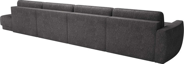 Изображение товара Диван П-образный Олмеко Женева 2S2OPF Еврокнижка Правый (микровелюр, шейп стоун)