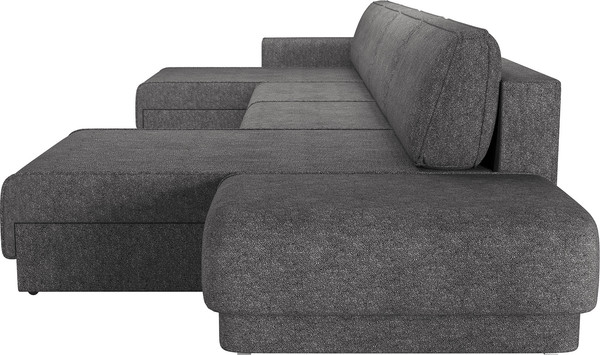 Изображение товара Диван П-образный Олмеко Женева 2S2OPF Еврокнижка Правый (микровелюр, шейп стоун)