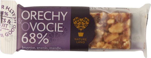 Изображение товара Энергетический батончик Tekmar Мюсли орех с брусникой с витамином С (40гр)