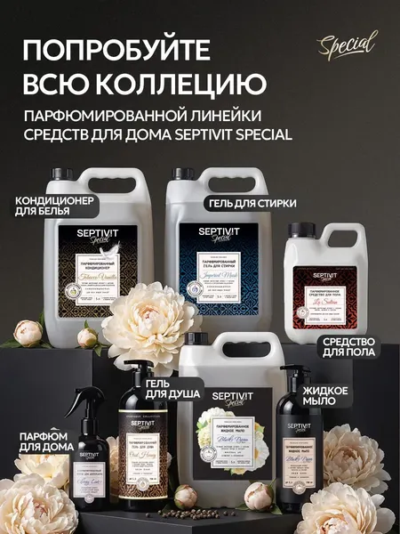 Изображение товара Гель для стирки Septivit Special Cherry Love (1л)