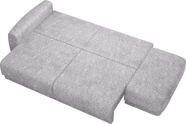 Изображение товара Диван Олмеко Женева 2SPF Еврокнижка Правый (микровелюр, шейп сильвер)