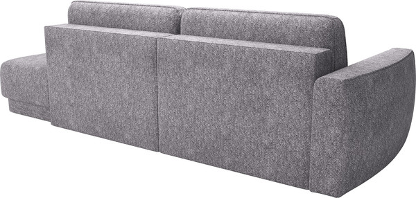 Изображение товара Диван Олмеко Женева 2SPF Еврокнижка Правый (микровелюр, шейп сильвер)