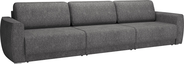 Изображение товара Диван Олмеко Женева 3S2P Еврокнижка (микровелюр, шейп стоун)