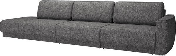 Изображение товара Диван Олмеко Женева 3SPF Еврокнижка Левый (микровелюр, шейп стоун)