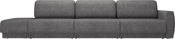 Изображение товара Диван Олмеко Женева 3SPF Еврокнижка Левый (микровелюр, шейп стоун)