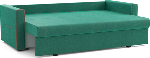 Изображение товара Диван Олмеко Оригами (жаккард, тесла грин/жаккард, тесла корица)