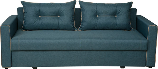 Изображение товара Диван Олмеко Оригами (жаккард, тесла деним/жаккард, тесла крем)