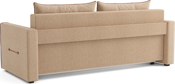 Изображение товара Диван Олмеко Оригами (жаккард, тесла крем/жаккард, тесла шоколад)